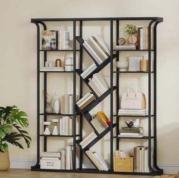Boomvormige Boekenkast met 17 Vakken – Staande Kast 180 cm, Huis en Inrichting, Kasten | Boekenkasten, Verzenden, Nieuw