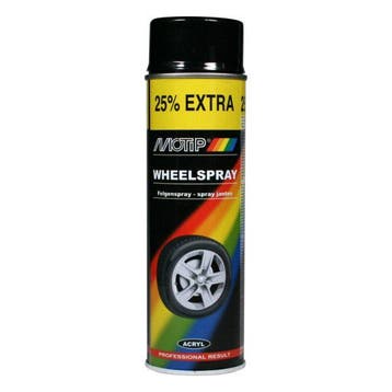 Motip Velgenlak Zwart Glans 500 ml, Ophalen of Verzenden, Nieuw
