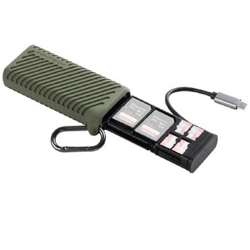 PGYTECH Createmate High-Speed Card Reader Case Green, Ophalen of Verzenden, Nieuw, Overige typen, Overige merken