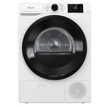 €569 Hisense DHGE904 wasdroger Vrijstaand Voorbelading 9, Witgoed en Apparatuur, Wasdrogers, Ophalen of Verzenden, Nieuw, Energieklasse A of zuiniger
