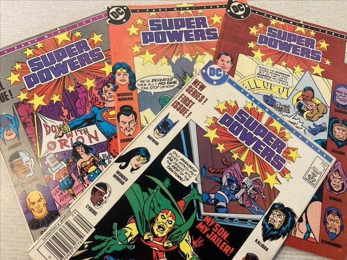 Super Powers (1986) 1 to 4! Complete Set! Featuring the DC, Boeken, Strips | Comics