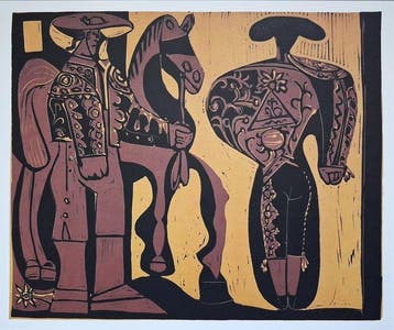Pablo Picasso (1881-1973), daprès - Picador et Torero