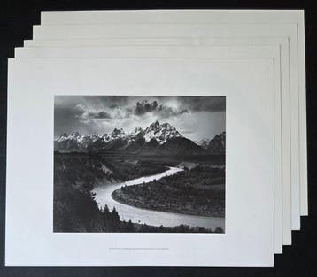 Ansel Adams (1902–1984) - Jeffrey Pine, Lune et demi dome,, Antiek en Kunst