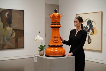 Art Stray-Nos -  The Orange King Hermès , Luxury Checkmate, Antiek en Kunst