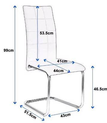 Set van 2 Gestoffeerde Eetkamerstoelen – Stijlvol en Stevig, Verzenden, Nieuw