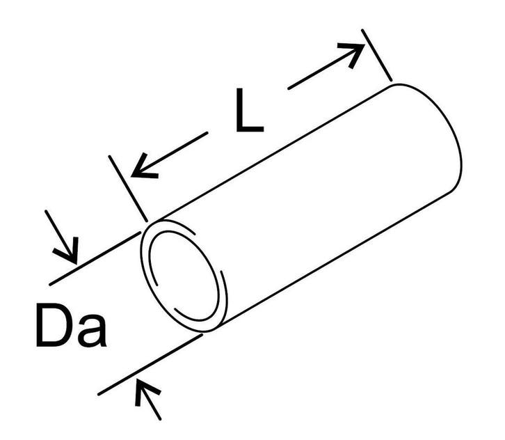 RVS uitlaatkoppelstuk 24mm, Doe-het-zelf en Verbouw, Verwarming en Radiatoren, Ophalen of Verzenden
