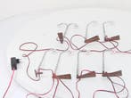 Straatlantaarn set Metaal, 6x Enkele lamp, 1x dubbele lic..., Verzamelen, Spoorwegen en Tramwegen, Ophalen of Verzenden, Gebruikt