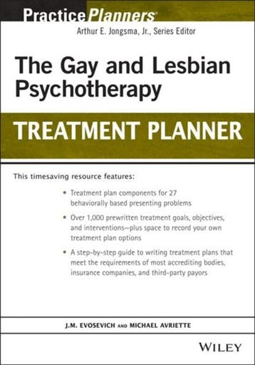 The Gay and Lesbian Psychotherapy Treatment Planner |, Ophalen of Verzenden, Zo goed als nieuw, J. M. (Palm Springs Psychotherapy Associates Evosevich ; Michael (Psyc