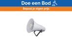 Bieden: Jagro Horn Speaker 100V white DK10-PP, Ophalen of Verzenden, Nieuw, Kabel of Apparatuur