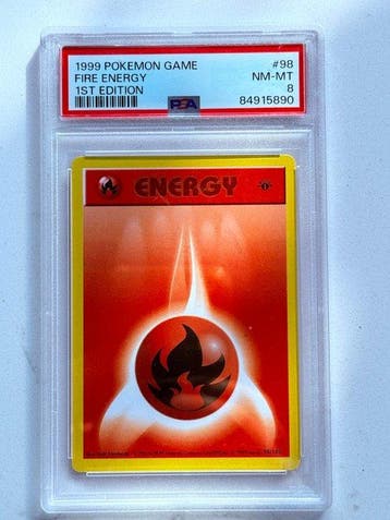 Pokémon - 1 Graded card 98/102 First edition - PSA 8 -, Nieuw