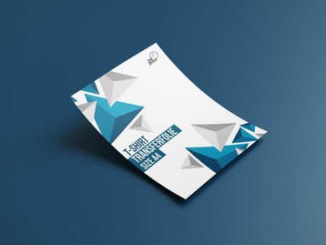 T-shirt Transfer voor donker gekleurd textiel A4 formaat 5st, Verzenden, Nieuw, Huismerk
