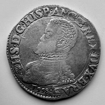 Spaanse Nederlanden, Hertogdom Brabant, Maastricht. Filips, Postzegels en Munten, Munten | Nederland