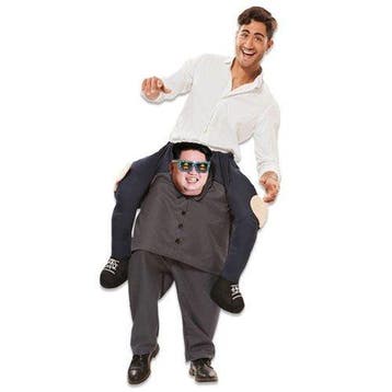 Carry me kostuum Kim Jong Un met bril, Hobby en Vrije tijd, Feestartikelen, Verzenden, Nieuw, Feestartikel