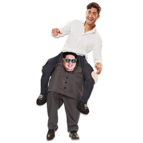 Carry me kostuum Kim Jong Un met bril, Hobby en Vrije tijd, Feestartikelen, Feestartikel, Nieuw, Verzenden