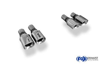 FOX Lexus RC200T uitlaatpijpen - 2x88x79 Type 73 rechts/link, Verzenden, Nieuw