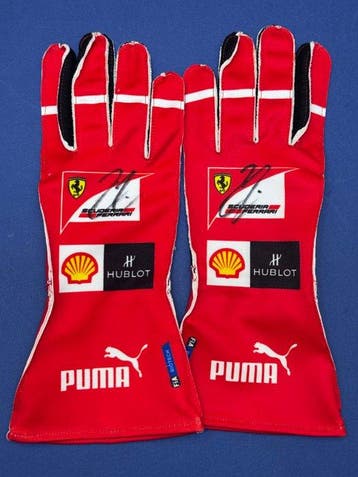 Ferrari - Kimi Räikkönen - 2018 - Replica racehandschoenen, Nieuw