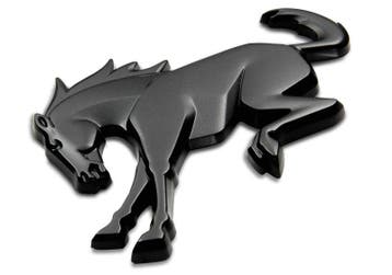 Ford Racing Bronco Rear Emblem - Matte Black, Ophalen of Verzenden