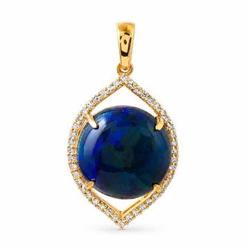 Zonder minimumprijs - Hanger - 14 karaat Geel goud - 3.38ct.