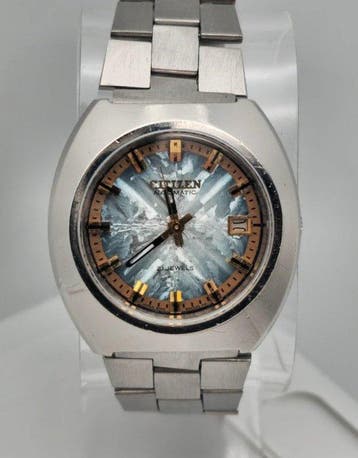 Citizen - Rare Dial - Crystal Seven UFO - Zonder, Nieuw