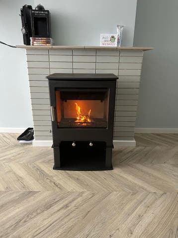 Bestfire Z08-L houtkachel – strak design met krachtig vuur, Ophalen of Verzenden, Vrijstaand, Hout, Nieuw