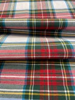 Tartan in katoenmix, garen-geverfd, dubbelzijdig in dubbele