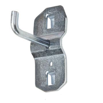 Enkele haak voor gereedschapsbord - verzinkte haak 1 pin, Ophalen of Verzenden, Nieuw