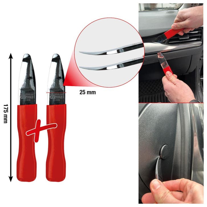 KS Tools Metalen Hevelset 2-delig, Auto diversen, Autogereedschap, Nieuw, Verzenden