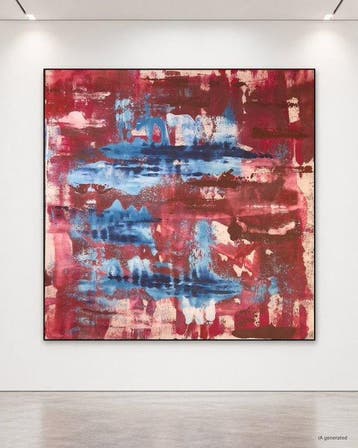 Bri Debernardi - MOMENTUM 130x130cm - XXL ABSTRACT