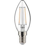 LED Lamp - Filament - Sanola Syno - 2W - E14 Fitting - Warm, Led-lamp, Soft of Flame, E14 (klein), Nieuw