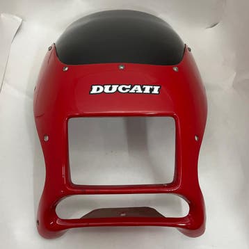 Ducati 900 sport Red Front cowling + smoke windshield 481..., Motoren, Ophalen of Verzenden, Gebruikt