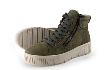 Remonte Hoge sneakers in maat 38 Groen, Verzenden, Remonte, Sneakers of Gympen, Gedragen