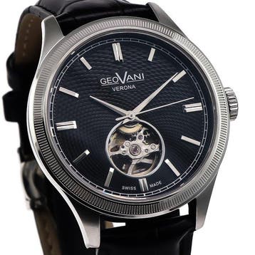 GEOVANI - Verona Open-Heart Swiss Automatic Watch -, Nieuw