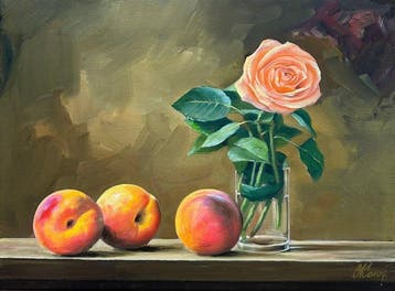 Sergey Kolodyazhniy (XX-XXI) - Rose and peaches