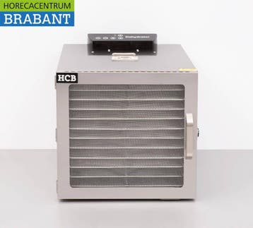 HCB RVS Voedseldroger Droogautomaat Fruitdroger 12 rekken, Ophalen of Verzenden, Nieuw in verpakking