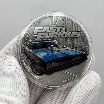 Niue. 5 Dollars 2023 – Fast & Furious – 2 oz Silver – Ag