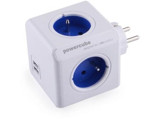 Allocacoc PowerCube Original USB Blauw (FR), Computers en Software, Pc- en Netwerkkabels, Nieuw, Ophalen of Verzenden