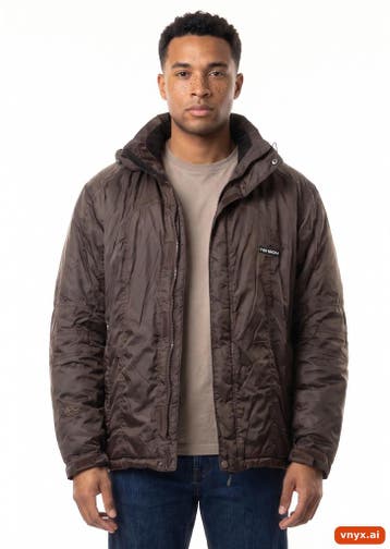 Tenson Pufferjassen Heren maat S Bruin Vintage, Ophalen of Verzenden, Nieuw
