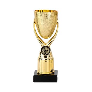 Trofee Goud met Zwarte Voet, Verzenden, Nieuw, Feestartikel