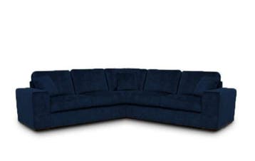 Hoekbankstel Berlicum - hoekbanken - Blauw, Nieuw, 150 cm of meer, Stof, 250 tot 300 cm