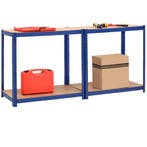 Metalen Opbergrek tot 875kg blauw (Meubelen, Interieur), Verzenden
