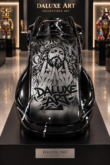 Daluxe Art - 1999 • XL Jesus Racecar – 90 cm