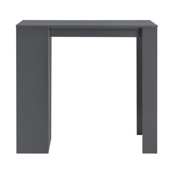Bartafel met 3 planken 110x50x103 cm donkergrijs, Huis en Inrichting, Verzenden, Nieuw