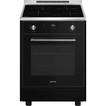 Smeg CP60ITVN Fornuis 60 cm Inductie 4 zones Pyrolytisch, Nieuw, Energieklasse A of zuiniger, Inbouw, Inductie