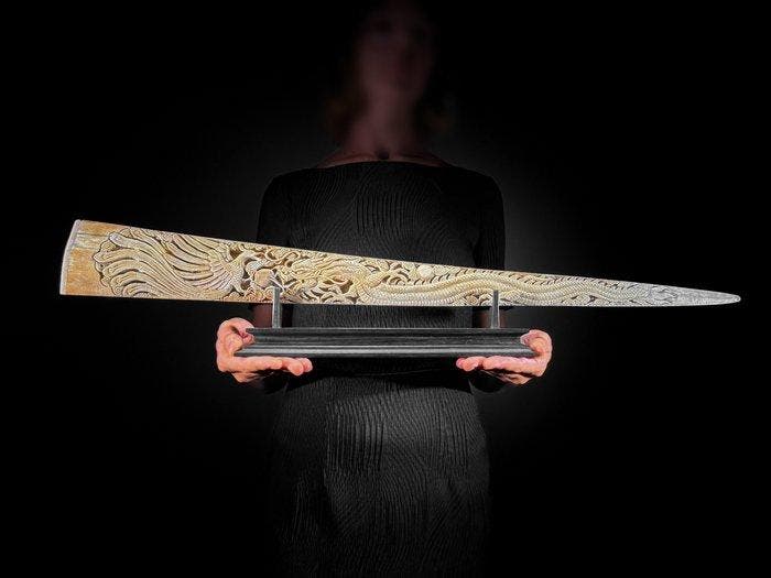 Geen minimumprijs - Prachtige grote, gepatineerde, Antiek en Kunst, Kunst | Designobjecten