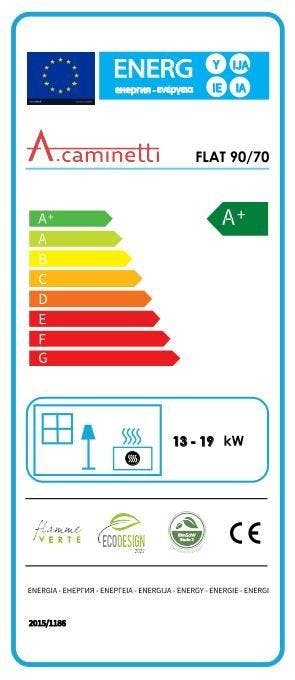 Inbouw Houtkachel Flat 90x70, Huis en Inrichting, Kachels, Nieuw