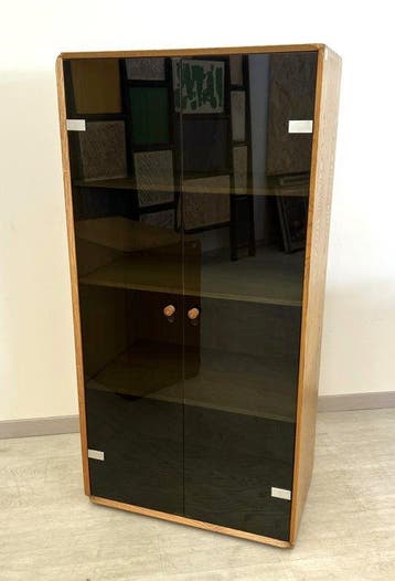 Derk Jan DE VRIES (1917-1991) - Kleerkast - Glas, Hout