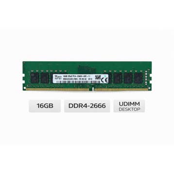 hynix 16GB DDR4 2Rx8 PC4-2666V- NON ECC, Computers en Software, RAM geheugen, DDR4, Nieuw, Ophalen of Verzenden, Desktop
