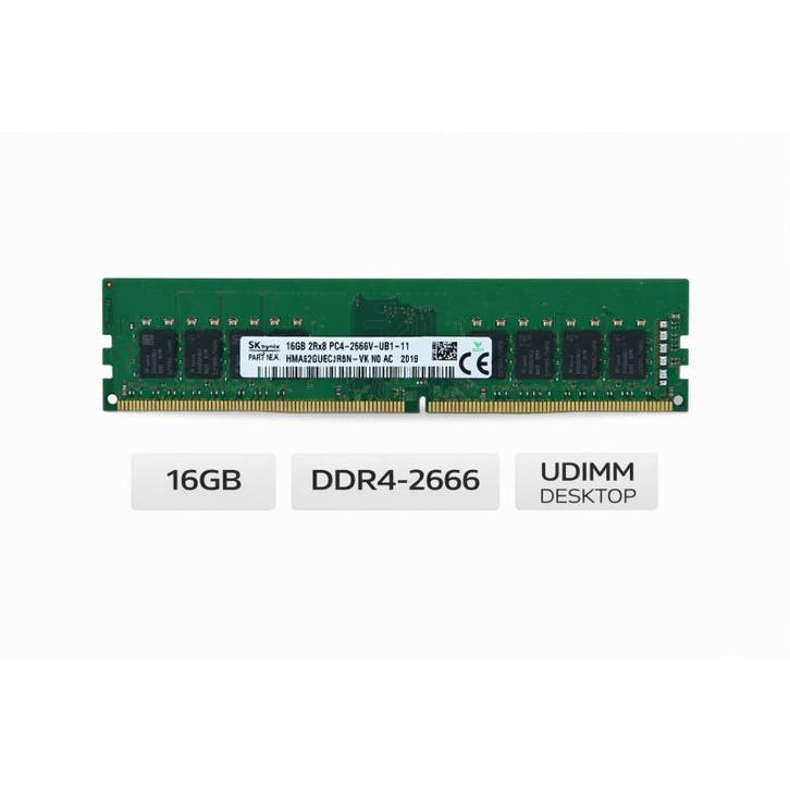 hynix 16GB DDR4 2Rx8 PC4-2666V- NON ECC, Computers en Software, RAM geheugen, DDR4, Desktop, 16 GB, Nieuw, Ophalen of Verzenden