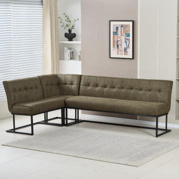 hoek eetbank 270x150cm  SPECIALE AKTIE PRIJS, Overige kleuren, Verzenden, Nieuw, Stof
