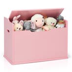 LIVSK Speelgoedkist met Opklapbaar Deksel - Veilig Scharnier, Verzenden, Nieuw